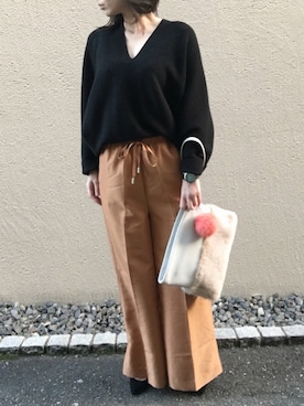「ファークラッチ」｜aikoさん（レディース・158cm）の春コーディネート