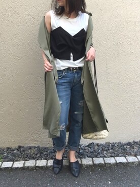 「ラドロー」｜aikoさん（レディース・158cm）の春コーディネート