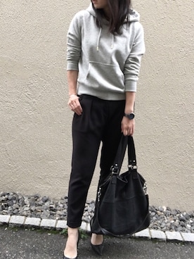 「DIANA」｜「アイテム（腕時計）」を使った、aikoさん（レディース・158cm）の秋コーディネート