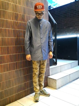 「KATO`（カトー）のアイテム」を使った、Haranoさん（メンズ・180cm）の春コーディネート