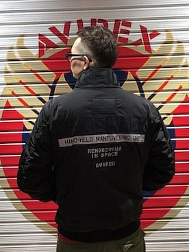 AVIREX/アヴィレックス/ タイプ MA-1 GT-10/ TYPE MA-1 GT-10を使った