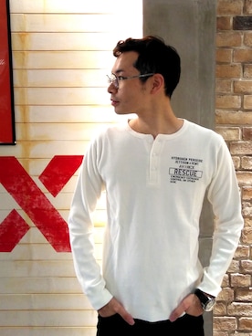 Haranoさん（メンズ・180cm）の秋コーディネート