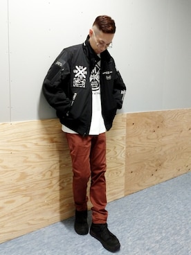 Haranoさん（メンズ・180cm）の夏コーディネート