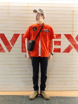 Haranoさん（メンズ・181cm）の春コーディネート