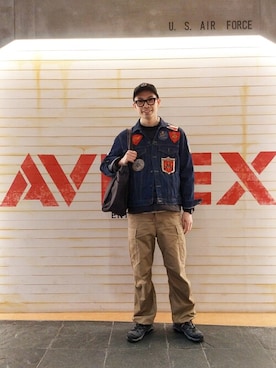 Haranoさん（メンズ・181cm）の冬コーディネート