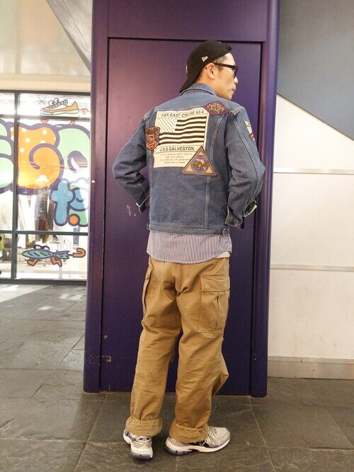 Avirex 福岡haranoさんのデニムジャケットを使ったコーディネート Zozotown