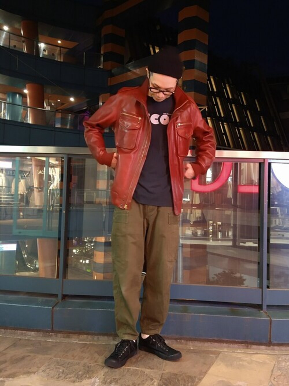 Harano(AVIREX 福岡)｜AVIREXのミリタリージャケットを使った
