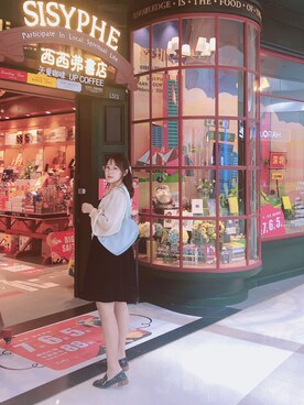 「アイテム（フォーマルスーツ/小物）」を使った、渋谷米请多指教さん（レディース・163cm・20代）の冬コーディネート