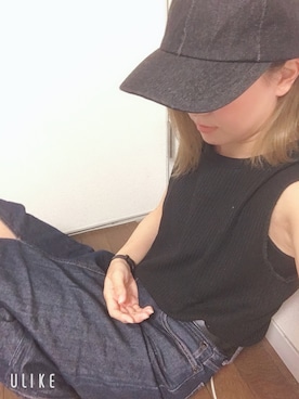 「CLEA（クレア）のアイテム（キャップ）」を使った、islandtailさん（レディース・150cm）の夏コーディネート