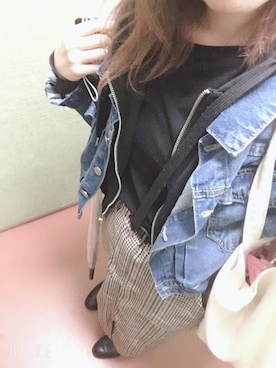 「GRL（グレイル）のアイテム（デニムジャケット）」を使った、islandtailさん（レディース・150cm）の秋コーディネート