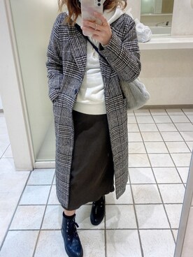 「SUGAR BISKET（シュガービスケット）のアイテム（その他アウター）」を使った、islandtailさん（レディース・150cm）の冬コーディネート