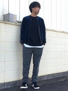 ちゃんえがさん（メンズ・178cm）の冬コーディネート
