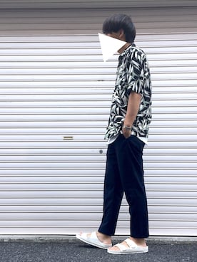 ちゃんえがさん（メンズ・178cm）の夏コーディネート