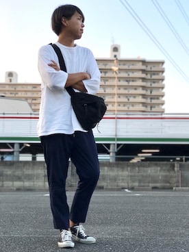 ちゃんえがさん（メンズ・178cm）の夏コーディネート