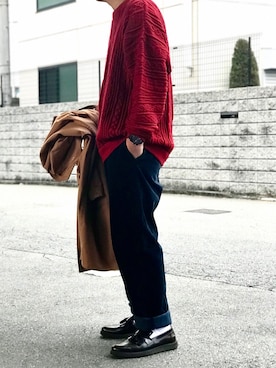 ちゃんえがさん(メンズ・178cm)の冬コーディネート