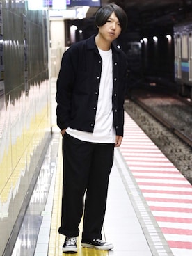 ちゃんえがさん（メンズ・178cm）の春コーディネート