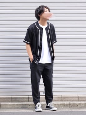 ちゃんえがさん（メンズ・178cm）の夏コーディネート