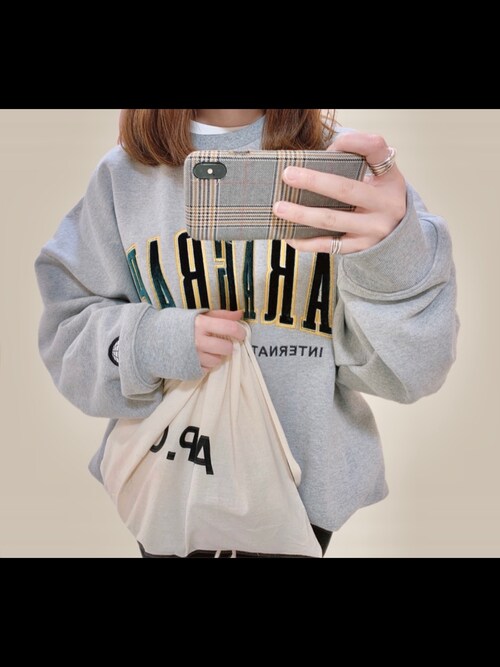 ぽぽこ Paragraphのスウェットを使ったコーディネート Wear