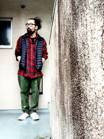 古着 | ロング丈フランネル(シャツ/ブラウス)