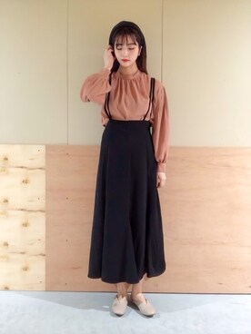 「時短コーデ」｜NATSUKI SATOさん（レディース・162cm）の秋コーディネート