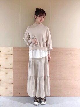 NATSUKI SATOさん(レディース・162cm)の秋コーディネート