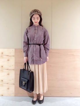 NATSUKI SATOさん(レディース・162cm)の秋コーディネート