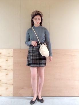 NATSUKI SATOさん（レディース・162cm）の秋コーディネート