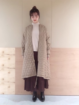 NATSUKI SATOさん(レディース・162cm)の秋コーディネート