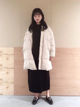 NATSUKI SATOさん(レディース・162cm)の冬コーディネート