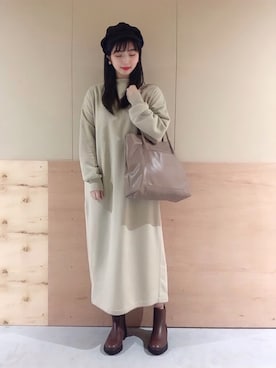 NATSUKI SATOさん(レディース・162cm)の冬コーディネート