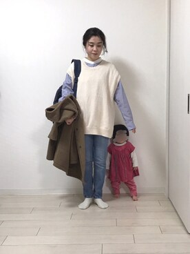 「RAGMART（ラグマート）のアイテム」を使った、fufufuさん（レディース・157cm）の冬コーディネート