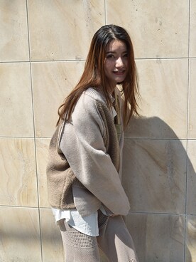 「ABITOKYO（アビトーキョー）のアイテム（ジャケット/アウター）」を使った、ABITOKYOさん（レディース・162cm）の秋コーディネート