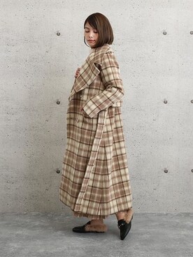 「ABITOKYO（アビトーキョー）のアイテム（その他アウター）」を使った、ABITOKYOさん（レディース・162cm）の秋コーディネート