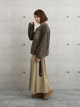 「ABITOKYO（アビトーキョー）のアイテム」を使った、ABITOKYOさん（レディース・162cm）の秋コーディネート