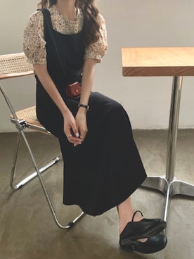 「ABITOKYO（アビトーキョー）のアイテム（オールインワン・サロペット）」を使った、ABITOKYOさん（レディース・162cm）の夏コーディネート