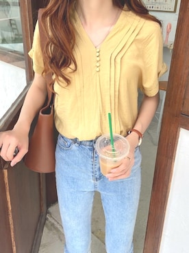 「ABITOKYO（アビトーキョー）のアイテム」を使った、ABITOKYOさん（レディース・162cm）の夏コーディネート