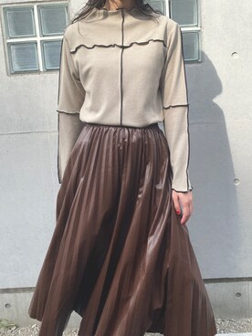 「emi+（エミプラス）のアイテム」を使った、ABITOKYOさん（レディース・162cm）の秋コーディネート