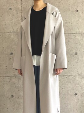 「ABITOKYO（アビトーキョー）のアイテム（ジャケット/アウター）」を使った、ABITOKYOさん（レディース・162cm）の秋コーディネート