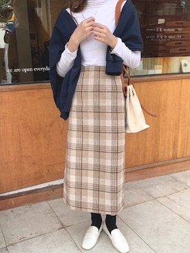 「emi+（エミプラス）のアイテム」を使った、ABITOKYOさん（レディース・162cm）の秋コーディネート