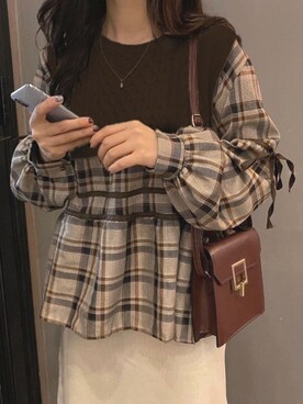 「emi+（エミプラス）のアイテム」を使った、ABITOKYOさん（レディース・162cm）の秋コーディネート