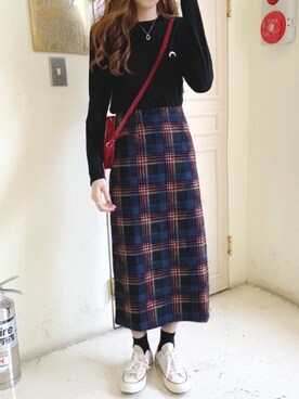 「emi+（エミプラス）のアイテム」を使った、ABITOKYOさん（レディース・162cm）の秋コーディネート