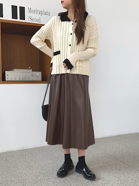 「ABITOKYO（アビトーキョー）のアイテム」を使った、ABITOKYOさん（レディース・162cm）の秋コーディネート