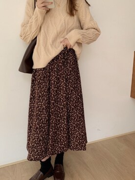「emi+（エミプラス）のアイテム」を使った、ABITOKYOさん（レディース・162cm）の秋コーディネート
