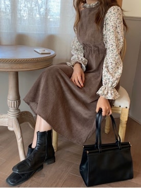 「ABITOKYO（アビトーキョー）のアイテム」を使った、ABITOKYOさん（レディース・162cm）の冬コーディネート