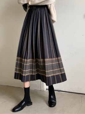 「ABITOKYO（アビトーキョー）のアイテム」を使った、ABITOKYOさん（レディース・162cm）の冬コーディネート