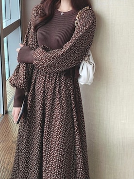 「emi+（エミプラス）のアイテム」を使った、ABITOKYOさん（レディース・162cm）の冬コーディネート