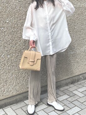 「Diosfront（ディオスフロント）のアイテム」を使った、ABITOKYOさん（レディース・162cm）の春コーディネート