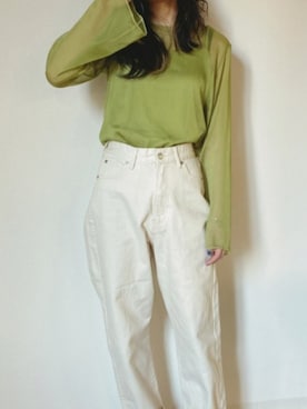 「Diosfront（ディオスフロント）のアイテム」を使った、ABITOKYOさん（レディース・162cm）の春コーディネート