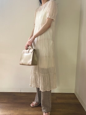 「Diosfront（ディオスフロント）のアイテム」を使った、ABITOKYOさん（レディース・162cm）の春コーディネート