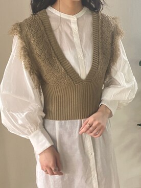 「Diosfront（ディオスフロント）のアイテム」を使った、ABITOKYOさん（レディース・162cm）の春コーディネート